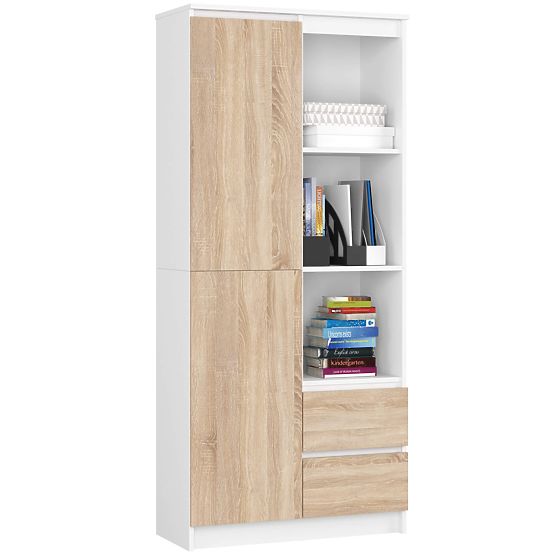 IRODAI POLC R 80 cm CLP R11 PK FEHÉR / SONOMA
