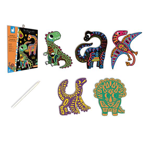 Janod karcképek Dinosaurs Atelier Set Mini 5+