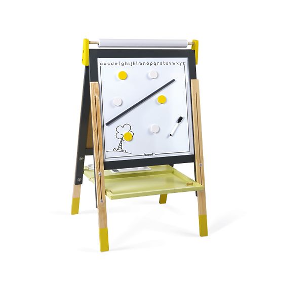 Janod Whiteboard kétoldalas álló - állítható magasságú