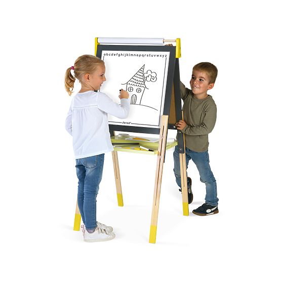 Janod Whiteboard kétoldalas álló - állítható magasságú