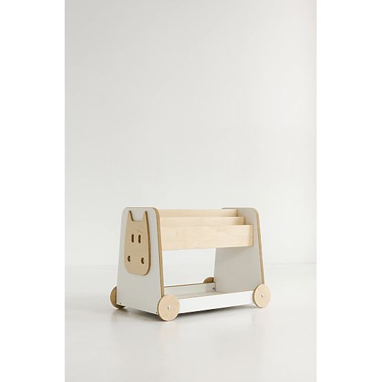 Játék tároló polc kerekekkel