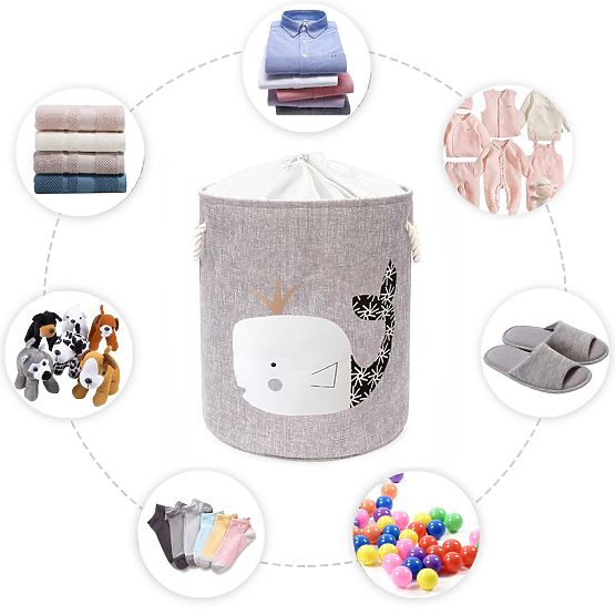 XL Játéktároló Kosár - Bálna