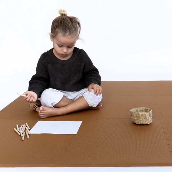 Játszószőnyeg TODDLEKIND 130 x 130 cm - Camel