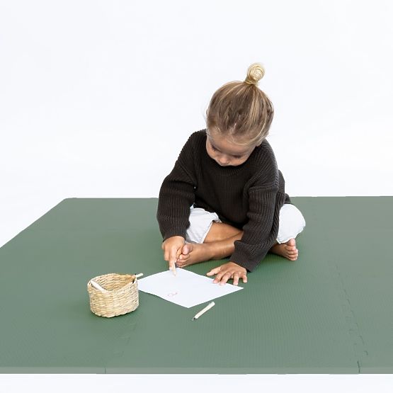 Játszószőnyeg TODDLEKIND 130 x 130 cm - Moha