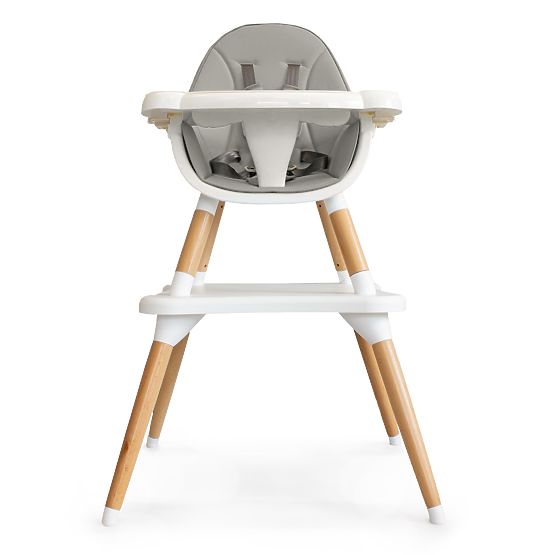 Étkező szék SKANDI 2in1 - szürke