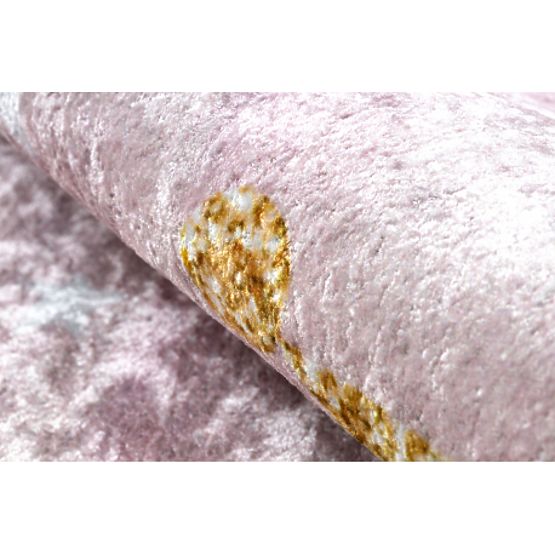 JUNIOR 51549.802 mosó kerek szőnyeg korona gyerekeknek csúszásmentes - rózsaszín