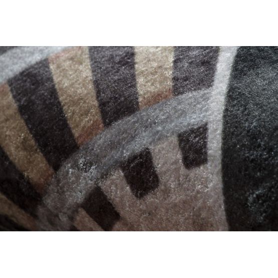 JUNIOR 51986.803 mosó szőnyeg Sínek, mozdony gyerekeknek csúszásmentes - szürke