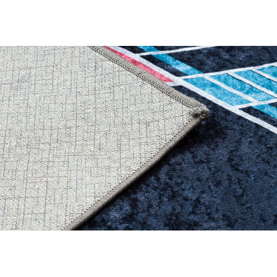 JUNIOR 52069.801 gyerek csúszásmentes mosószőnyeg Űrrakéta - fekete