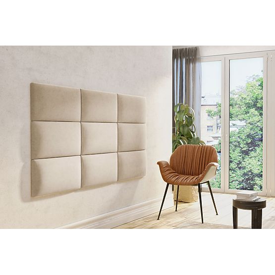Kárpitozott panel Klasik - krémszínű