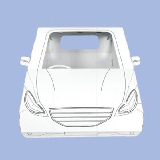 Karton játékautó Alien