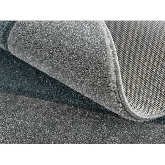 Kerek gyerek szőnyeg STAR - ezüstszürke/mentazöld