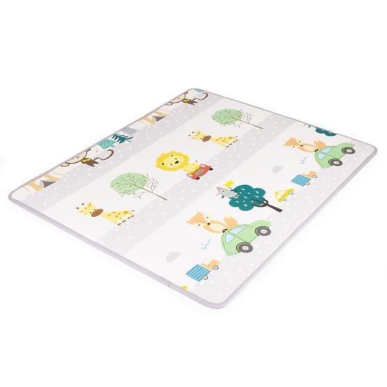 Kétoldalas hab oktatási gurulós szőnyeg ábécével ECOTOYS gyerekeknek