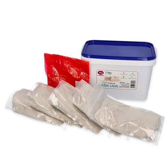 Kinetikus homok 5 kg homokozóval