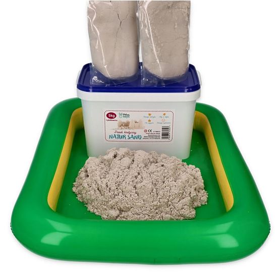 Kinetikus homok 5 kg homokozóval