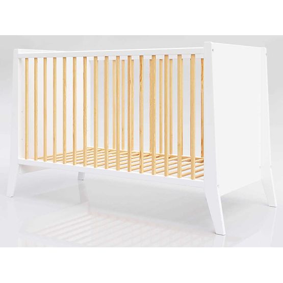 Cosmo Scandi gyerekágy 120x60 fehér-természetes