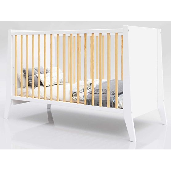 Cosmo Scandi gyerekágy 120x60 fehér-természetes