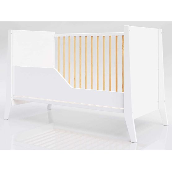 Cosmo Scandi gyerekágy 120x60 fehér-természetes