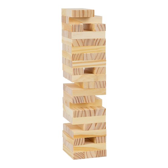 Kisláb Természetes fa Jenga játék