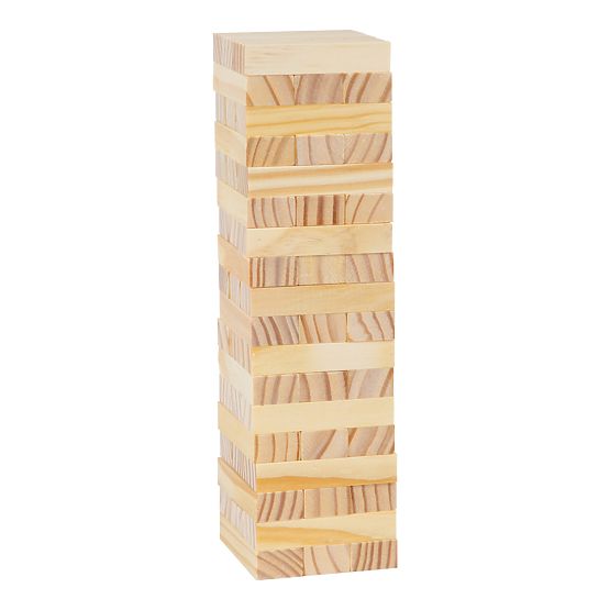 Kisláb Természetes fa Jenga játék