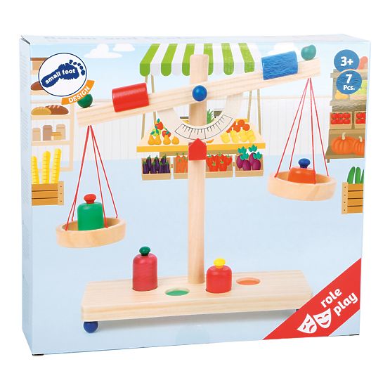 Kislábú, fakaros mérleg