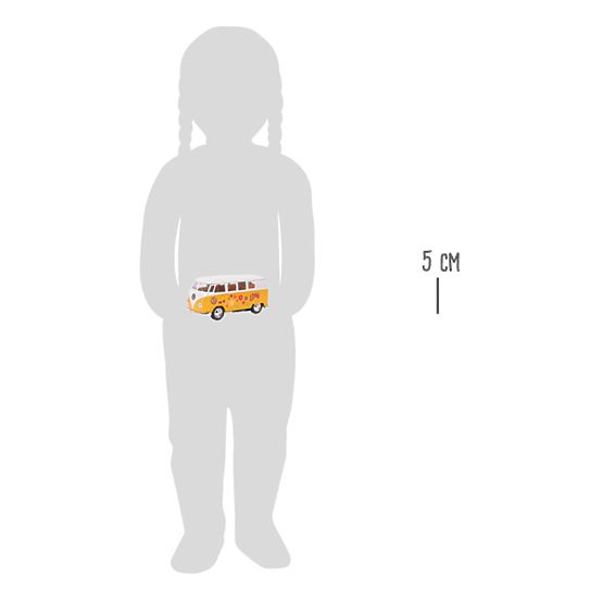 Kislábú fémautó modell autómodell VW62 klasszikus busz