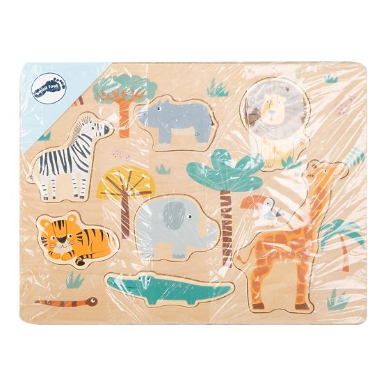 Kislábú fa puzzle Safari