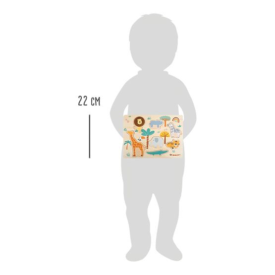 Kislábú fa puzzle Safari