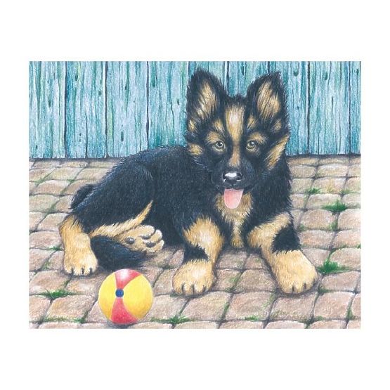 Kocka puzzle báránnyal