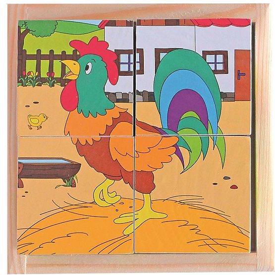 Kockás puzzle vidéken