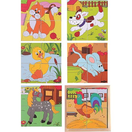 Kockás puzzle vidéken