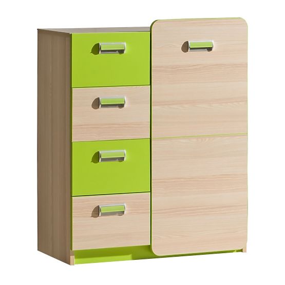Kombinált komód Lori - lime