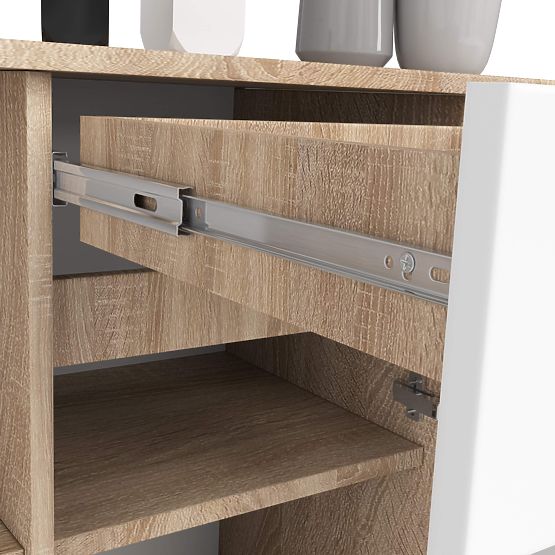 KOMÓD B-17 CLP PK SONOMA / FEHÉR