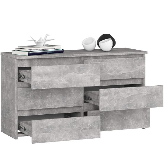 KOMÓD CL100 6FIÓK PK BETON