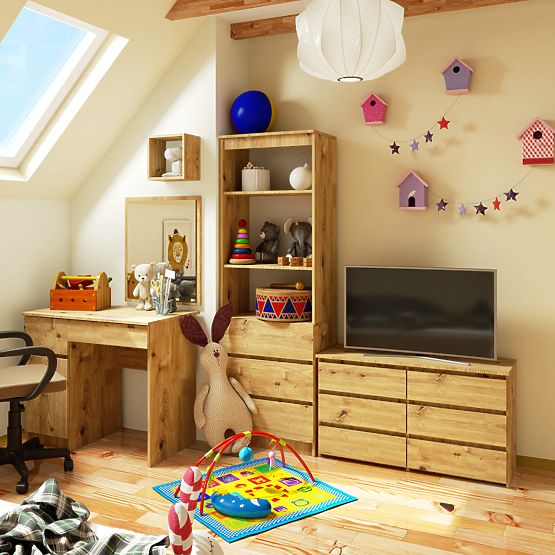 KOMÓD CL100 6SZ PK ARTISAN TÖLGY