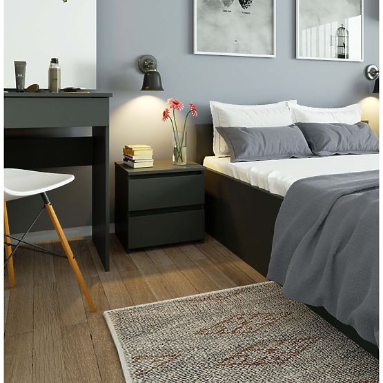 KOMÓD CL2 2SZ CLP PK GRAFIT SZÜRKE