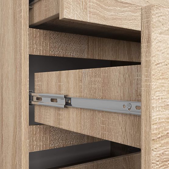 KOMÓD K120 10SZ CLP PK SONOMA TÖLGY