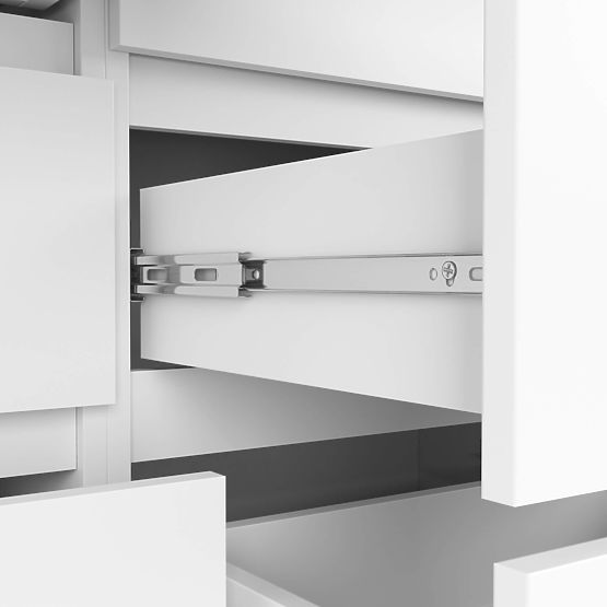 KOMÓD K120 8F SZÉN FEHÉR