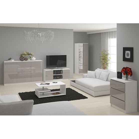 KOMÓD K120 8FÉM PK METÁLIK FÉNYES