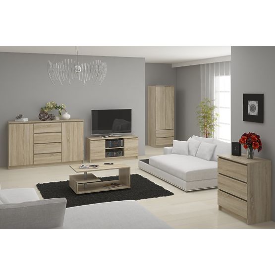 KOMÓD K140 10SZ CLP PK TÖLGY SONOMA