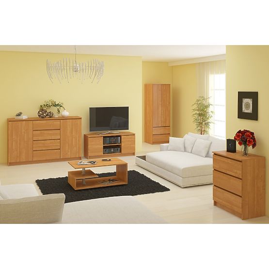 KOMÓD K140 2D 4SZ CLP ÉGER
