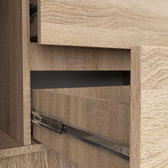 KOMÓD K140 2D 4SZ CLP PK TÖLGY SONOMA