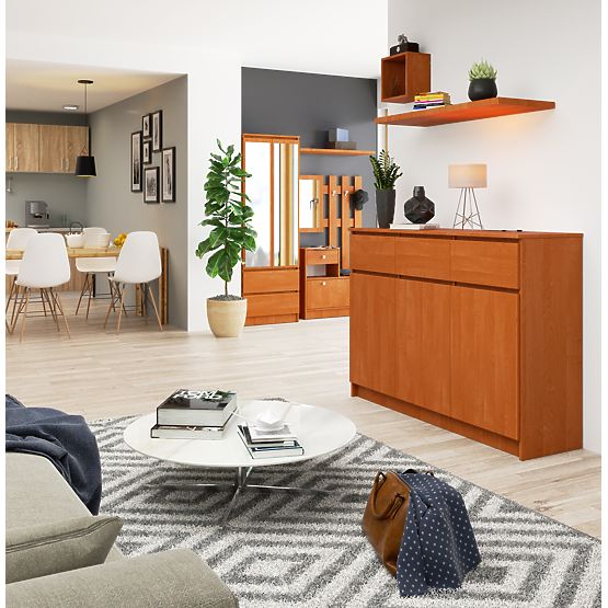 KOMÓD K140 3D 3SZ CLP PK ÉGER