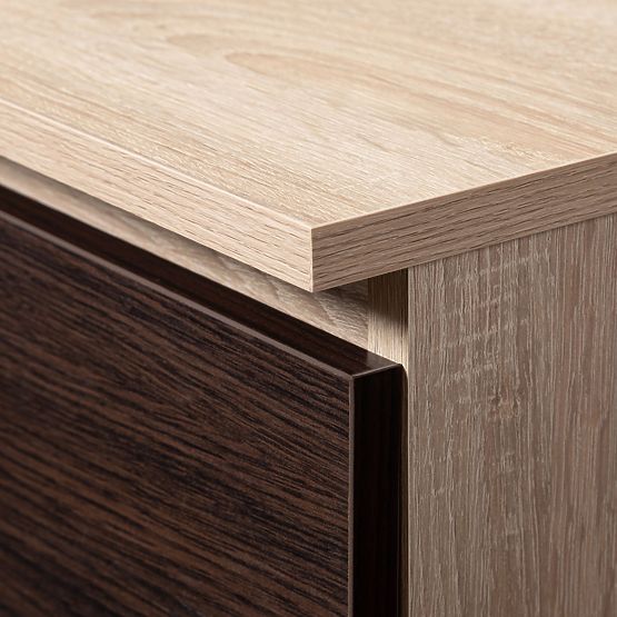 KOMÓD K140 3D 3SZ CLP PK SONOMA / WENGE