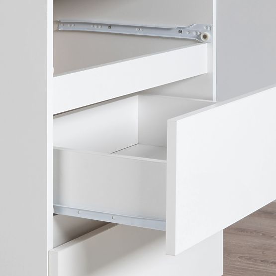 KOMÓD K140 8SZ CLP PK FEHÉR
