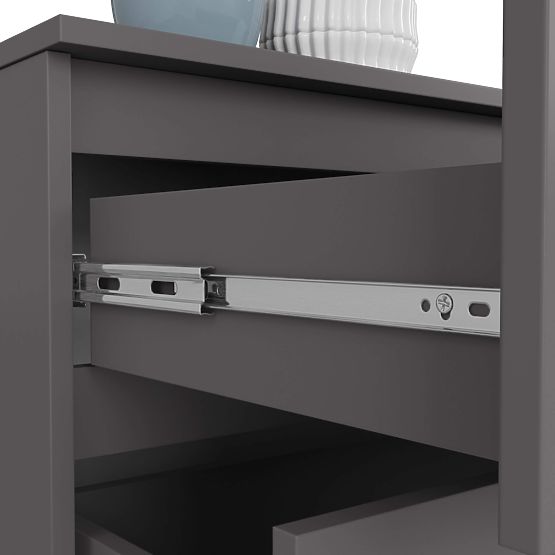 KOMÓD K160 4SZ CLP PK GRAFIT SZÜRKE