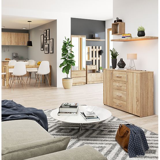 KOMÓD K45 PK SONOMA TÖLGY