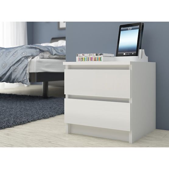 KOMÓD K60 2SZ CLP PK FEHÉR