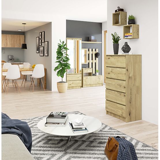 KOMÓD K60 5SZ CLP PK TÖLGY ARTISAN