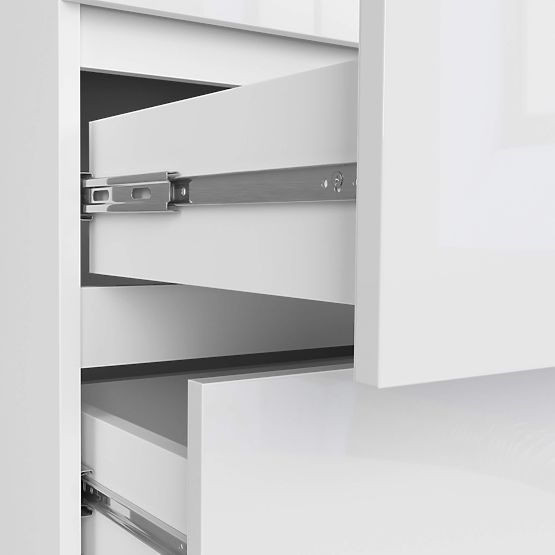 KOMÓD K60 6SZ CLP PK FEHÉR FÉNYES