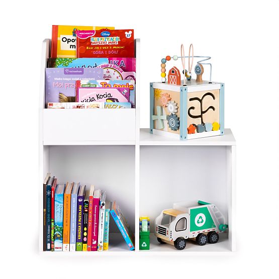 Könyvespolc polccal